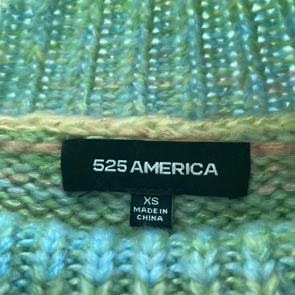 ANTHROPOLOGIE 525 AMERICA Willa Space-Dyed Turtleneck Sweater Size XS - Picture 10 of 12